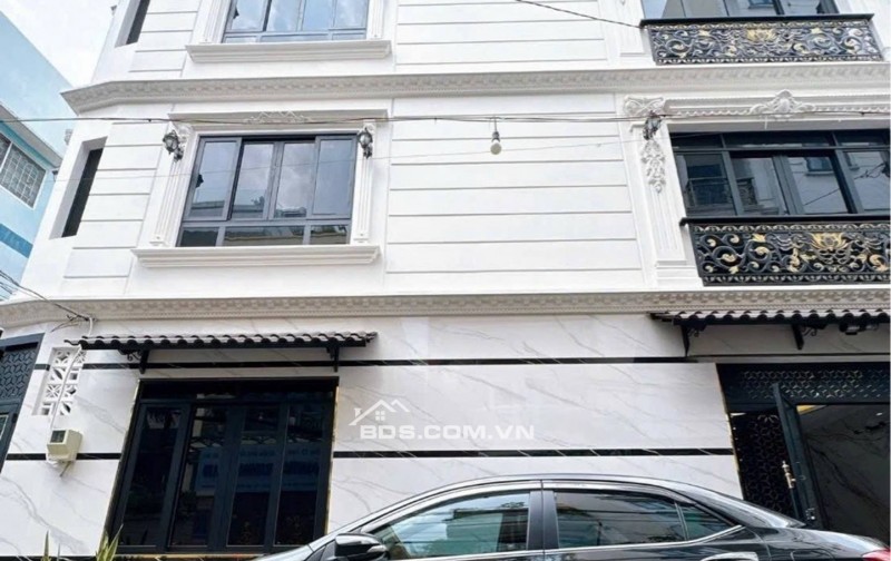NHÀ MỚI ĐẸP NGUYỄN THƯỢNG HIỀN, XD 2025  CĂN GÓC 2 MẶT TIỀN HẺM XE HƠI 50m2 (4X12) 4 tầng,